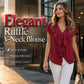 📢📢40% RABATT  NU!! ⏰Elegant Volangblus med V-ringning