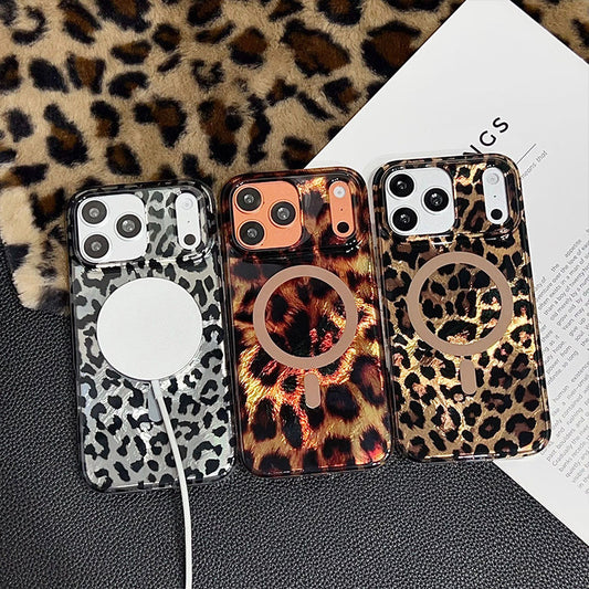 ✨50% RABATT NU! ✨Magnetiskt Leopardmönstrat Mobilskal