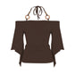 🌹 30% RABATT NU! 🌹Dam Off-Shoulder Halterneck Topp