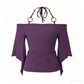 🌹 30% RABATT NU! 🌹Dam Off-Shoulder Halterneck Topp