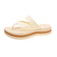👡 40% RABATT NU! 🌸 Dam Flätade Rem Plattform Flip-Flops – Kuddat fotsulor & hållbara remmar – Lättviktiga, perfekta för strand, pool eller avslappnade sommardagar – bekväma och snygga ☀️