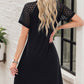 👗40% RABATT NU!🎀Damelegant Klänning med Spetsärmar