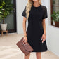 👗40% RABATT NU!🎀Damelegant Klänning med Spetsärmar