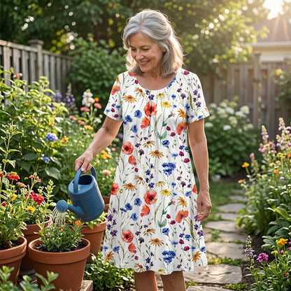 🌸 40% RABATT NU! 🌸🌸 Casualklänning med Blommönster