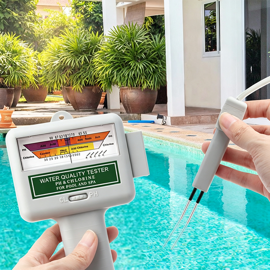🔬50% RABATT! 💧 2-i-1 Pool pH- & Klortestare