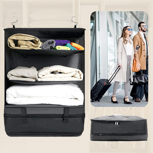 🔥50% RABATT NU!🔥 Bärbar Vikbar Trippel Nät Organizer Hängväska