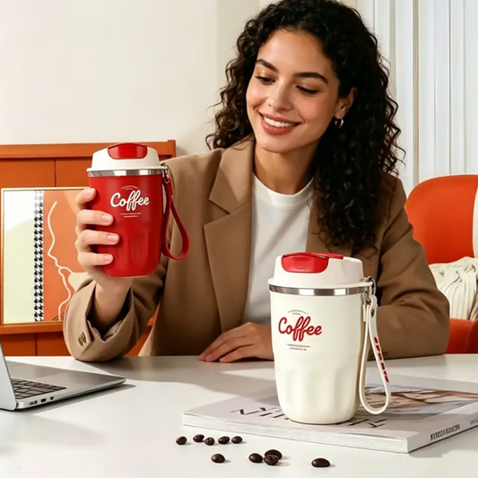 📢📢40% RABATT! ⏰Isolerad kaffemugg i rostfritt stål