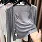 👚 40% RABATT NU! ☁️ Women's Cropped Cardigan – Lätt & Mjuk – Perfekt för Lager-på-lager – Tidlös Elegans ✨