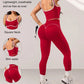 🌹 40% RABATT NU! 🌹Damset med Högstretchig Sport-BH & Leggings