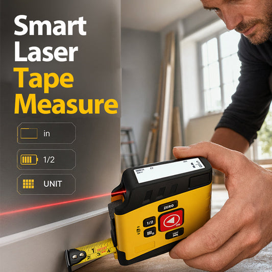 📢📢30% RABATT  NU!! ⏰Smart laser avståndsmätare med måttband