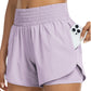 📢📢50% RABATT  NU!! ⏰Dam dubbellagriga yogashorts