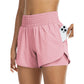 📢📢50% RABATT  NU!! ⏰Dam dubbellagriga yogashorts