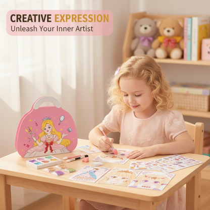 📢📢50% RABATT !! ⏰Prinsess papper smink kreativt kit