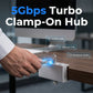 📢📢50% RABATT!! ⏰Klämbar USB 3.0-hubb i aluminium med 4 portar