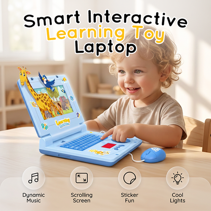 📢📢50 % RABATT !! ⏰🧸 Interaktiv leksaksdator – med ljus, ljud och lärorika spel – som främjar kreativitet och motorik genom lek 🎵