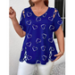 👚50% RABATT NU!! ✨ Mångsidig sommartopp med hjärtmönster och sidosnörning