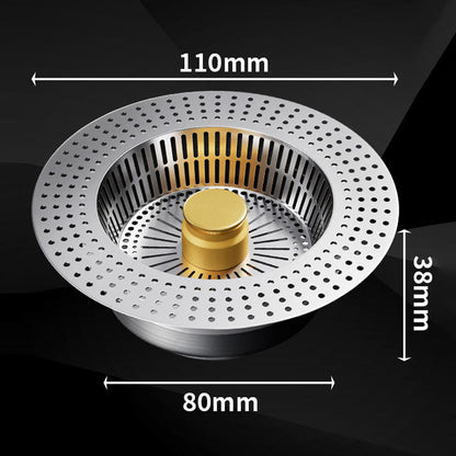 📢📢50 % RABATT !! ⏰Stainless Steel Sink Push-Button Drain Stopper