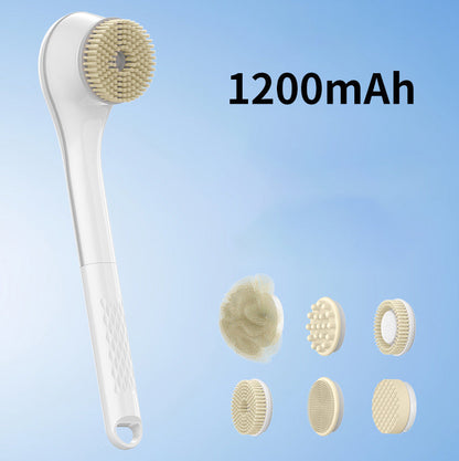 📢📢50% RABATT NU!! ⏰Elektrisk Exfolierande Badborste med Långt Handtag