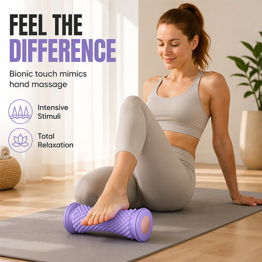 📢📢50% RABATT NU!! ⏰TPE Fotmassagerulle för Lindring av Plantarfasciit