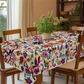 📢📢50% RABATT NU!! ⏰Retro Blommig Duk – Fågel & Blomstermotiv