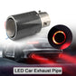 🚗 50 % RABATT NU! 🔥 LED-slutrör för bil – Kolfiberavgasrör med eldsprutande ljuseffekt & ljuddämpning 💨
