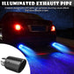 🚗 50 % RABATT NU! 🔥 LED-slutrör för bil – Kolfiberavgasrör med eldsprutande ljuseffekt & ljuddämpning 💨