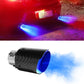 🚗 50 % RABATT NU! 🔥 LED-slutrör för bil – Kolfiberavgasrör med eldsprutande ljuseffekt & ljuddämpning 💨