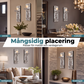 📢 BEGRÄNSAD TID 49 % RABATT! ⏰ Krossade kristallgljuslyktor för vägg – set om 2, glimmande spegellampetter med varm mysbelysning 🕯️