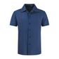 Herr Kortärmad Kubansk Guayabera Skjorta