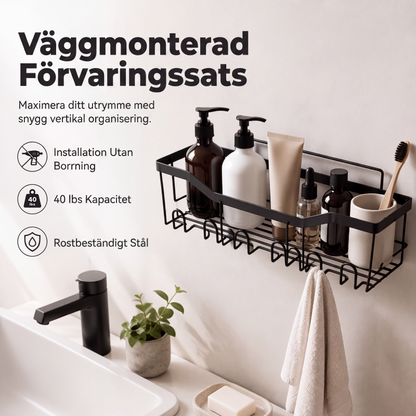 📢📢50% RABATT NU!! ⏰Borrtfritt badrumshyllset