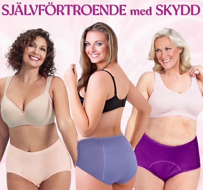 🎉Sista dagen - Köp 1 få 3 förpackningar🎉2026 års bästsäljande högmidjade läckagesäkra trosor✨Smörmjuka och stretchiga🍃