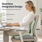 🪑 50% RABATT NU! ✨ Ergonomisk sittdyna i memoryskum med ryggstöd – bekväm och stödjande för hemmet, kontoret och bilen 💺🛡️