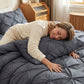 🛏️ 50 % RABATT NU! 🌿 3-delat påslakan-set med nypveck – eleganta veck, mjukt tyg och komplett set – perfekt för en förfinad sovrumsrenovering ✨