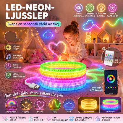 📢📢50% RABATT NU!! ⏰Dragon Scale Vävd LED-neonrepslampa