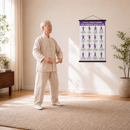 📢📢50% RABATT NU!! ⏰Träningsposter för Tai Chi för seniorer