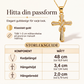 ✨50% RABATT NU! !✨Halsband med gnistrande vriden knut och korspendant för kvinnor