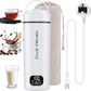 🔥 BLIXTREA: 50% RABATT! 💧 Portabel Elektrisk Vattenkokare – Rostfritt Stål 304 – 500 ml & 6 Temperaturer för Resor & Kontor ☕