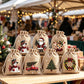 🎄Tidsbegränsat pris：Köp 3 få 5 gratis！🎁 Julklappspåsar med dragsko