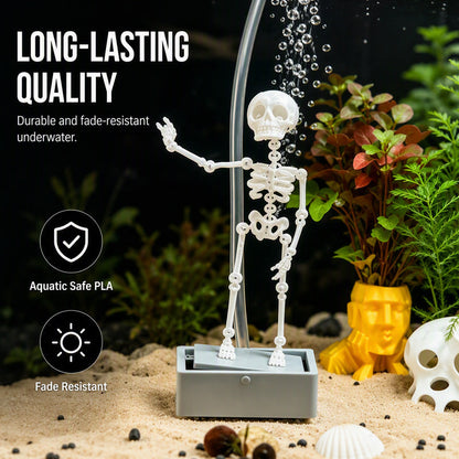 ✨50% RABATT NU! !✨Dansande Skelett Akvariebubblare