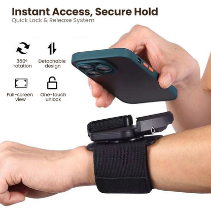 📢📢50 % RABATT !! ⏰360° roterbar mobilhållare för handled & arm💪📱