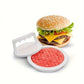 🍔 KÖP 1 FÅ 1 GRATIS! ✨ Burgarpress – Jämna biffar, fettavskiljande platta & halkfritt grepp ✨