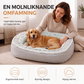📢📢50% RABATT NU!! ⏰ Ergonomisk hundsäng – bekväm året runt med stödjande skumbas & molnlik omfamning ☁️