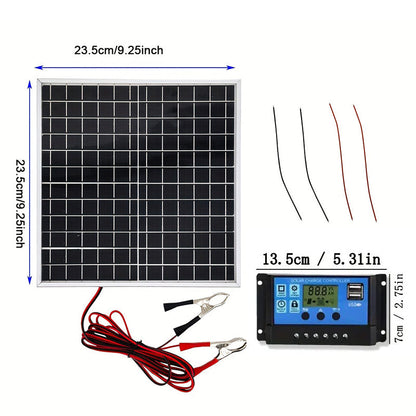 ☀️ 50 % RABATT NU! 🔋 Portable waterproof solar panel kit – hög energiomvandling, vattentät & kompakt – perfekt för camping och utomhusbruk 🏕️