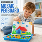 ✨50% RABATT NU! !✨Pedagogisk svamppinneplatta-leksak för barn, DIY-kreativt mosaikinstickspusselspel med stora och små pinnar