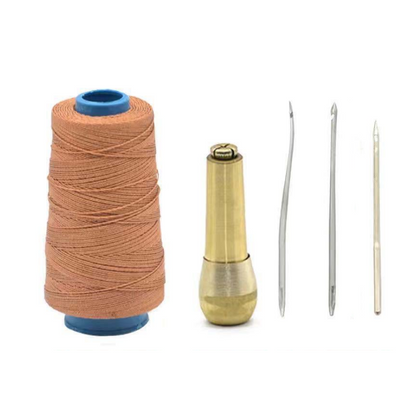5PCS Leather Sewing Awl Kit with Waxed Thread