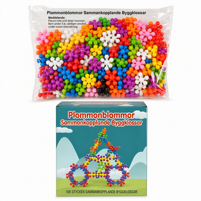✨50% RABATT NU! !✨Barns 3D-sammanfogade snöflingebyggklossar