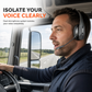 📢📢50% RABATT NU!! ⏰Trådlöst Bluetooth-headset med ENC-brusreducering och automatisk parkoppling – För kundservice & lastbilsförare