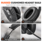 📢📢50% RABATT NU!! ⏰Trådlöst Bluetooth-headset med ENC-brusreducering och automatisk parkoppling – För kundservice & lastbilsförare
