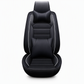 🚗 50 % RABATT NU! 🪑 Universella läderskydd för bilsäten med full täckning – 5-sitsig, färgblock & horisontella ränder ✨