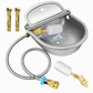 Automatic 304 Stainless Steel Drinking Bowl with Float and Drain Hole for Cattle Horses Sheep and Dogs